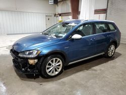 Volkswagen salvage cars for sale: 2019 Volkswagen Golf Alltrack S