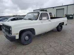 Salvage cars for sale at Kansas City, KS auction: 1986 Chevrolet C10