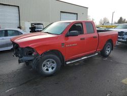 Salvage cars for sale at Woodburn, OR auction: 2012 Dodge RAM 1500 ST