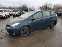 Salvage cars for sale at Woodburn, OR auction: 2017 Toyota Prius V