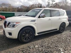 Salvage cars for sale from Copart Augusta, GA: 2020 Nissan Armada Platinum