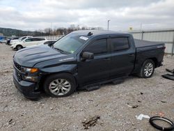 Salvage cars for sale at Lawrenceburg, KY auction: 2021 Chevrolet Silverado K1500 Custom