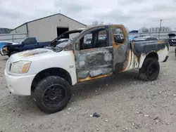 Salvage trucks for sale at Lawrenceburg, KY auction: 2004 Nissan Titan XE