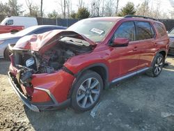 Salvage cars for sale at Waldorf, MD auction: 2023 Honda Pilot Touring