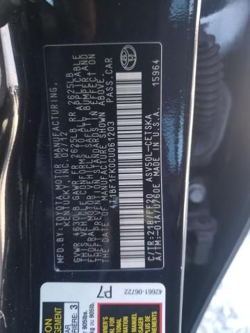 2012 Toyota Camry Base