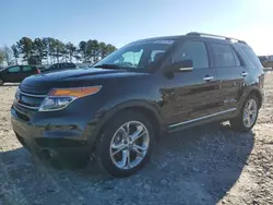 Salvage cars for sale at Loganville, GA auction: 2015 Ford Explorer Limited