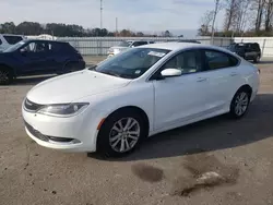 Salvage cars for sale at Dunn, NC auction: 2017 Chrysler 200 Limited