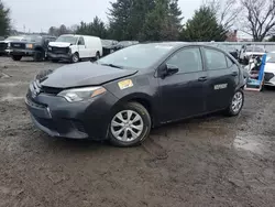 Salvage cars for sale at Finksburg, MD auction: 2014 Toyota Corolla L