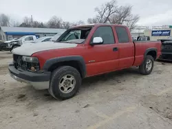 Salvage cars for sale at Wichita, KS auction: 2002 Chevrolet Silverado K1500