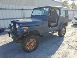 Salvage cars for sale at Gastonia, NC auction: 1984 Jeep Jeep CJ7