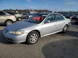 2002 Honda Accord EX en venta en Pennsburg, PA