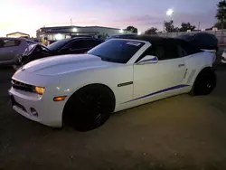 Salvage cars for sale at San Diego, CA auction: 2013 Chevrolet Camaro LT