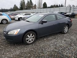 Honda salvage cars for sale: 2005 Honda Accord EX