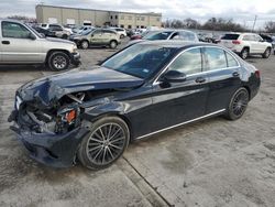 Salvage cars for sale at Wilmer, TX auction: 2019 Mercedes-Benz C300