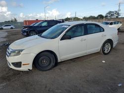 Salvage cars for sale from Copart Homestead, FL: 2012 Ford Fusion S