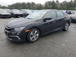 Honda salvage cars for sale: 2019 Honda Civic LX