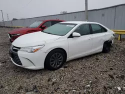 Salvage cars for sale at Franklin, WI auction: 2015 Toyota Camry LE