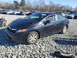 Honda Civic lx Vehiculos salvage en venta: 2012 Honda Civic LX