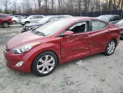 Salvage cars for sale at Waldorf, MD auction: 2012 Hyundai Elantra GLS