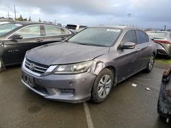 Salvage cars for sale from Copart Vallejo, CA: 2015 Honda Accord LX