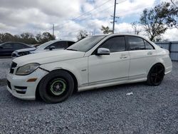 Salvage cars for sale at Riverview, FL auction: 2012 Mercedes-Benz C 250