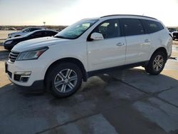 Salvage cars for sale at Grand Prairie, TX auction: 2015 Chevrolet Traverse LT