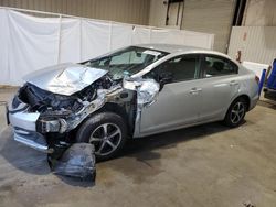 Salvage cars for sale at Lufkin, TX auction: 2015 Honda Civic SE