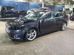 Salvage cars for sale at Woodhaven, MI auction: 2013 Ford Fusion Titanium