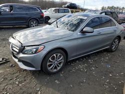 Salvage cars for sale at Windsor, NJ auction: 2016 Mercedes-Benz C 300 4matic