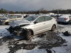 Salvage cars for sale at New Britain, CT auction: 2018 Hyundai Elantra SEL