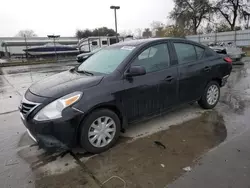 Salvage cars for sale at Sacramento, CA auction: 2015 Nissan Versa S