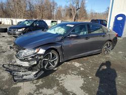 Salvage cars for sale from Copart Albany, NY: 2019 Honda Accord Sport