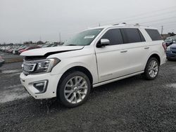 Salvage cars for sale at Eugene, OR auction: 2019 Ford Expedition Platinum