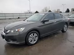 Salvage cars for sale at Littleton, CO auction: 2014 Honda Accord LX