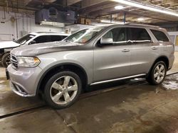 Salvage cars for sale at Wheeling, IL auction: 2017 Dodge Durango SXT