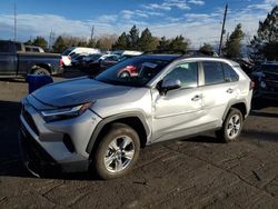 Salvage cars for sale at Denver, CO auction: 2022 Toyota Rav4 XLE