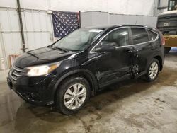 Salvage cars for sale at Avon, MN auction: 2012 Honda CR-V EX