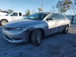 Salvage cars for sale at Riverview, FL auction: 2016 Chrysler 200 Limited