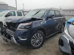 Salvage cars for sale at Ellenwood, GA auction: 2023 Nissan Armada SL