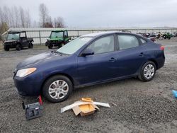 Hyundai salvage cars for sale: 2010 Hyundai Elantra Blue