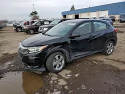 Salvage cars for sale at Woodhaven, MI auction: 2019 Honda HR-V LX