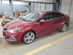 Salvage cars for sale from Copart Mocksville, NC: 2017 Chevrolet Cruze Premier