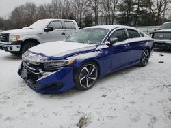 Salvage cars for sale at North Billerica, MA auction: 2022 Honda Accord Hybrid Sport