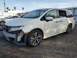 Salvage cars for sale at Mercedes, TX auction: 2018 Honda Odyssey Elite