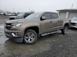 Salvage cars for sale at Eugene, OR auction: 2016 Chevrolet Colorado Z71