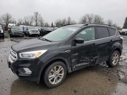 Salvage cars for sale from Copart Portland, OR: 2018 Ford Escape SEL