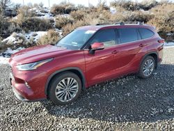 Vehiculos salvage en venta de Copart Reno, NV: 2020 Toyota Highlander Platinum