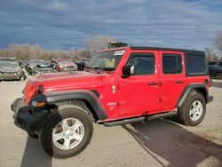 Jeep Wrangler salvage cars for sale: 2020 Jeep Wrangler Unlimited Sport