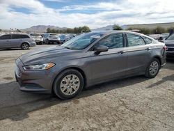 Salvage cars for sale at Las Vegas, NV auction: 2013 Ford Fusion S