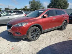 Salvage cars for sale at Apopka, FL auction: 2015 Mazda CX-9 Grand Touring